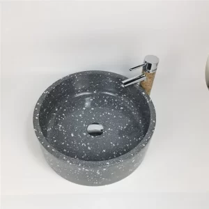 Beauty Black Terrazzo Wash Basin