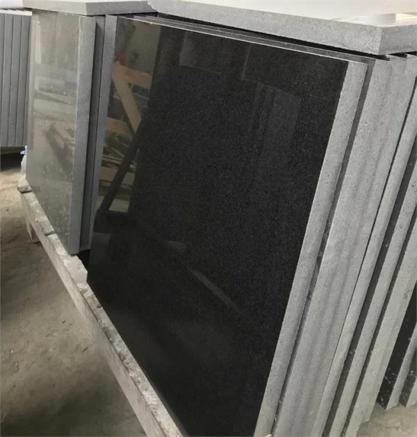 Black Granite Tiles For Indoor Flooring