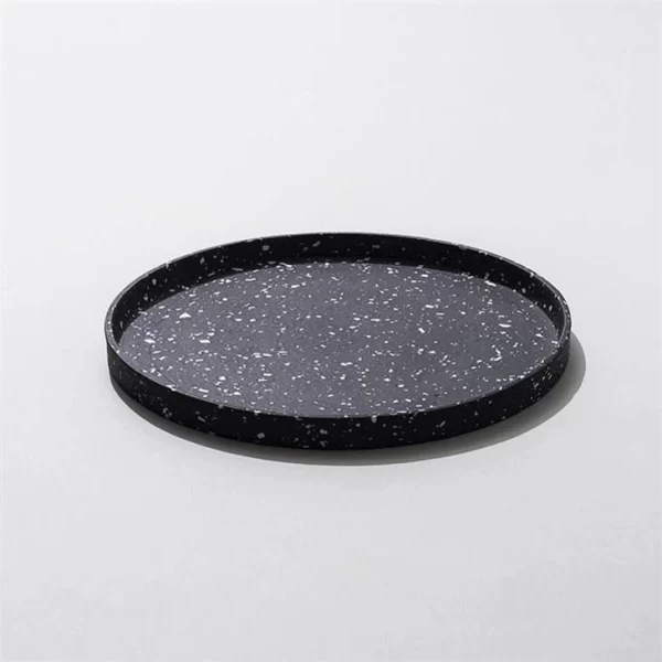 Black Terrazzo Plate Dish