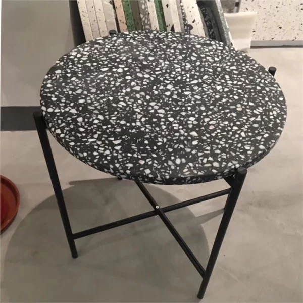 Black Terrazzo Table