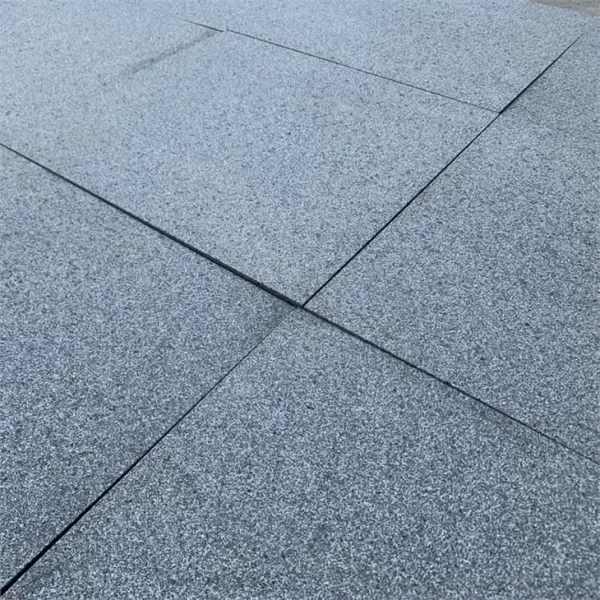 China Dark Grey Granite Flamed Pavers