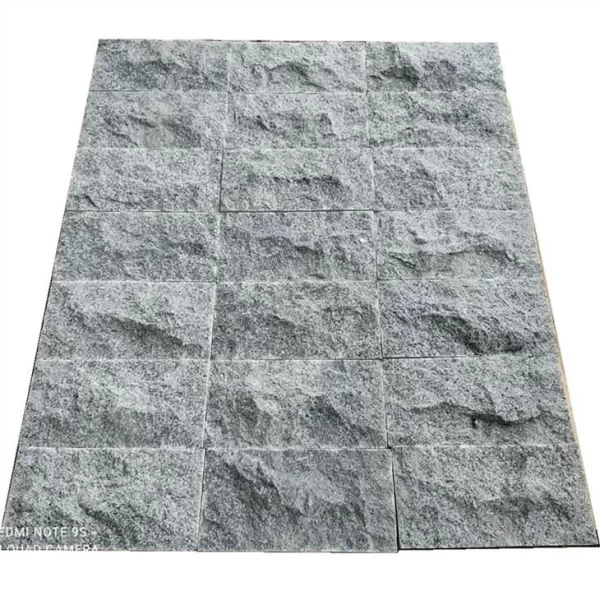 G654 Grey Granite Mushroom Wall Stone