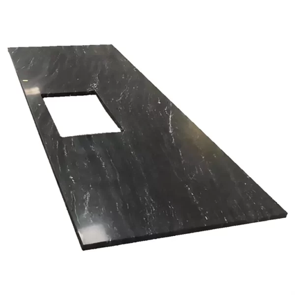 New American Black Granite Countertops For Kitchen