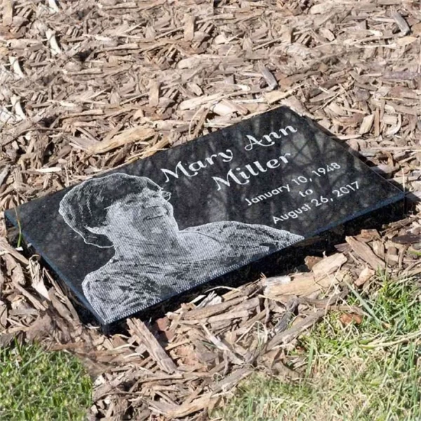 Absolute Black Contemporary Monument And Headstone