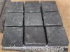 Absolute Black Granite Cobblestone Driveway Pavers