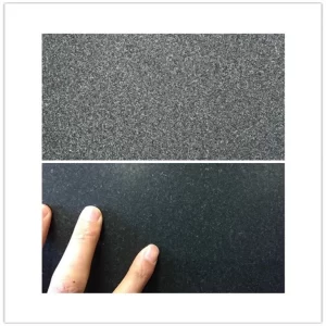 Absolute Black Granite Honed and Flamed Finish