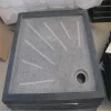 Absolute Black Honed Granite Bath Shower Trays