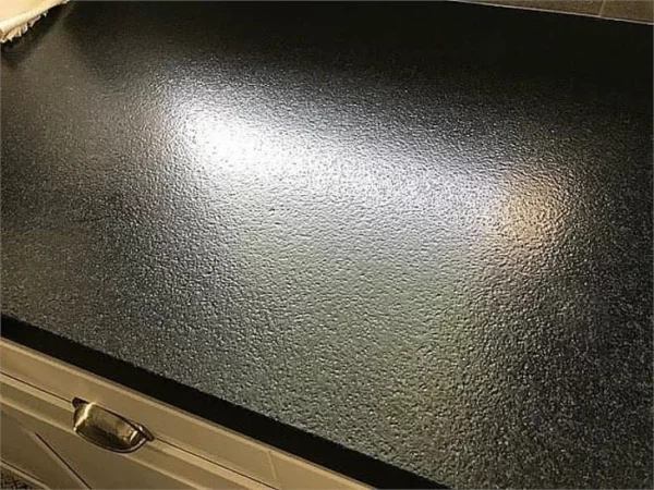 Absolute Black Leathered Granite Countertop