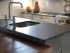 Absolute Black Leathered Granite Countertop