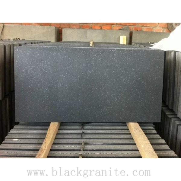 Absolute Honed Black Granite Stone of Matte Finish