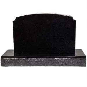 Absolute Shanxi Black Granite Headstones For Graves
