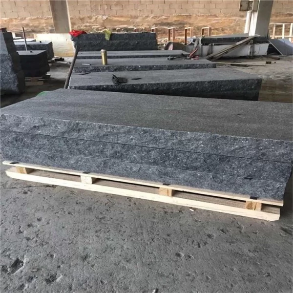 Angola Black Granite Paver Tiles