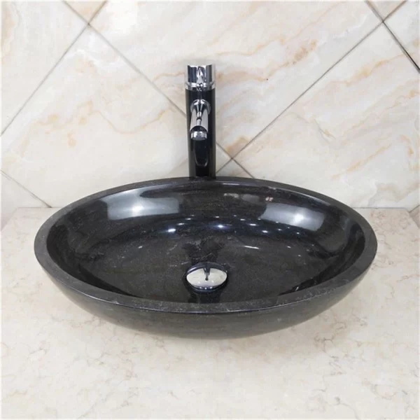 Black Bathroom Stone Sinks