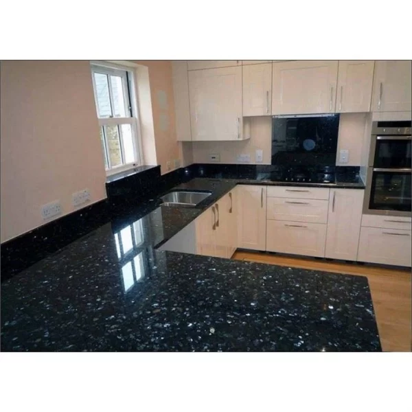 Black Galaxy Granite Kitchen Top