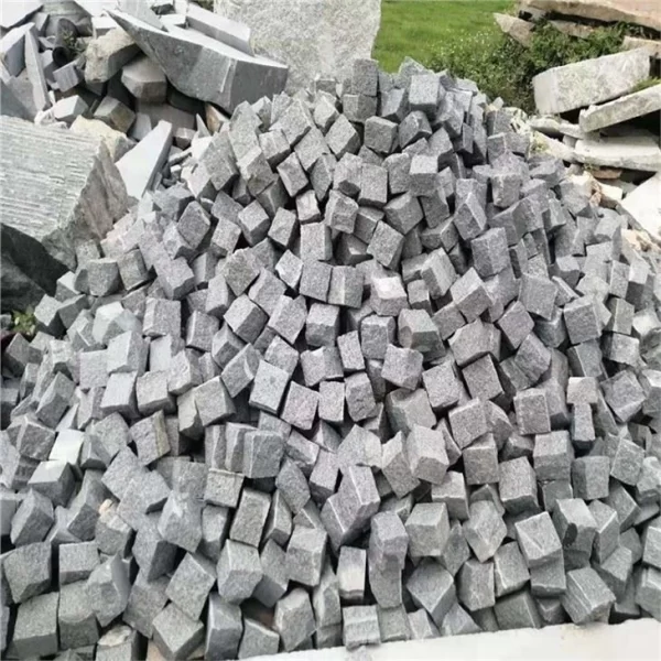 Black Garden Granite Paving Cube Stone