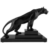 Black Granite Animal Sculptures Art Decoration