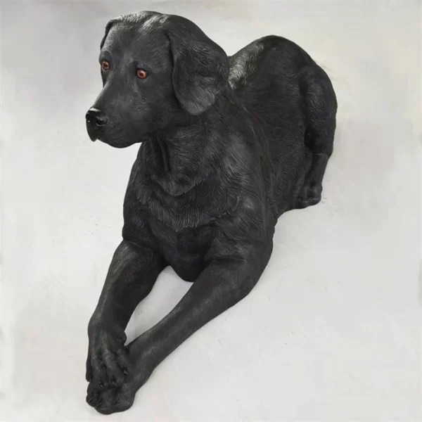 Black Granite Animal Sculptures Art Decoration