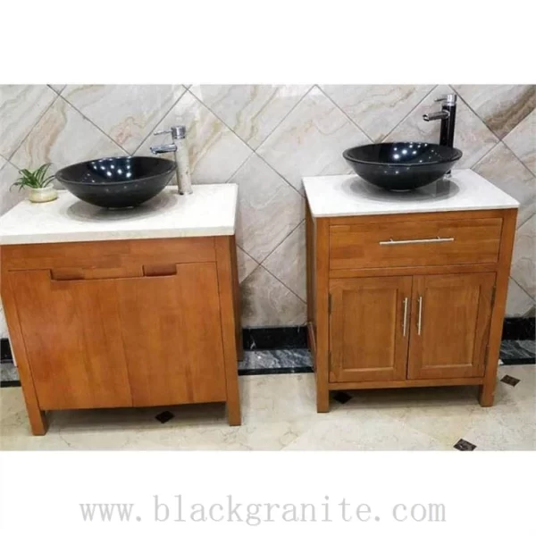 Black Granite Bar and Bathroom Sink