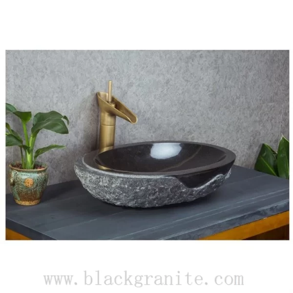 Black Granite Bar and Bathroom Sink