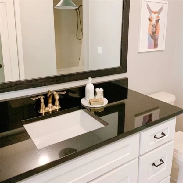 Black Granite Bathroom Vanity Tops