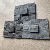 Black Granite Cube Cobble Stone For Wall And Pavers