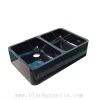 Black Granite Double Bowl Sink for Kitchen and Laundry