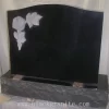 Black Granite Flat Headstone and Gravestones