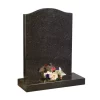 Black Granite Flat Upright Headstones Monuments