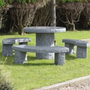 Black Granite Garden Engraving Benches