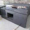 Black Granite Kitchen Countertop and Vanity Top with Sink