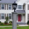 Black Granite Lamp Posts