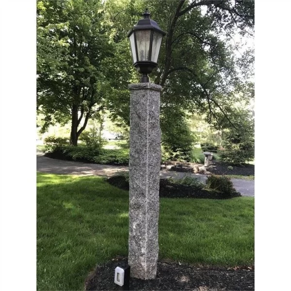 Black Granite Lamp Posts