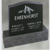 Black Granite Memorial Headstone