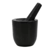 Black Granite Mortar And Pestle Set