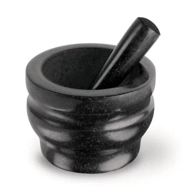 Black Granite Mortar And Pestle