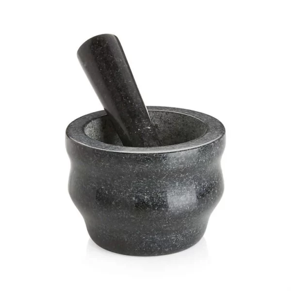 Black Granite Mortar And Pestle