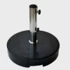 Black Granite Parasol Base For Outdoor Garden