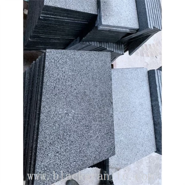 Black Granite Pavers for Ourdoor Patio Flooring