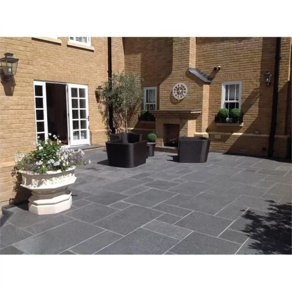 Black Granite Paving