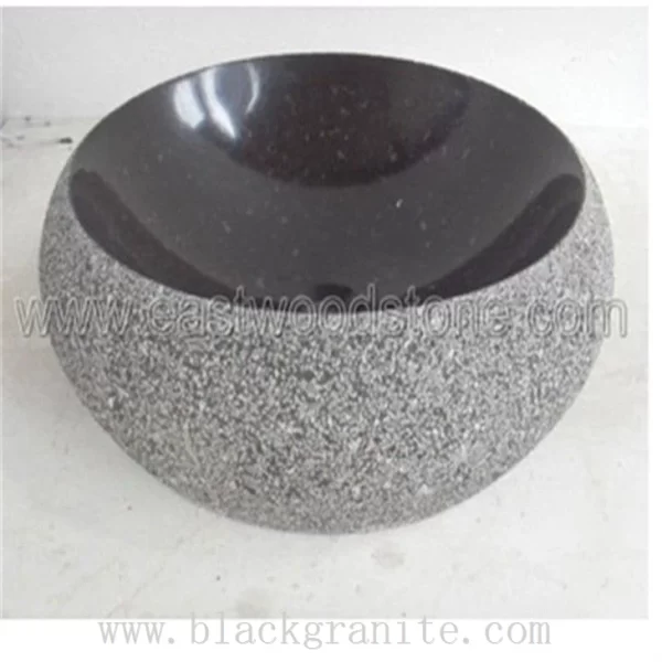 Black Granite Single Bowl Sink for Ketchen