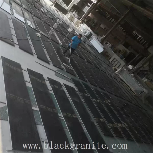 Black Granite Slabs with Tiles for Kitchen