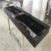 Black Granite Stone Double Kitchen Sink