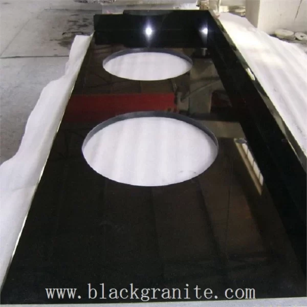 Black Granite Tile and Backsplash for Kitchen