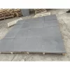 Black Granite Tiles With Surface Treatment Of Flamed, Water Jet And Steel Brush