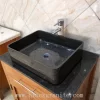 Black Granite Vessel and Bowl Sink for Farmhouse