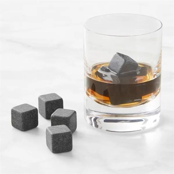 Black Granite Whisky Ice Stone Set