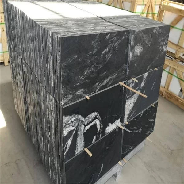 Black Granite With White Streaks