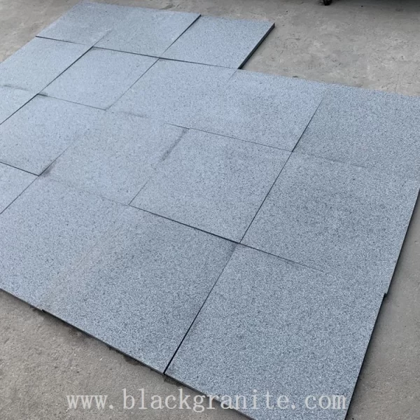 Black Grey and Dark Gray Granite Slabs for Paving