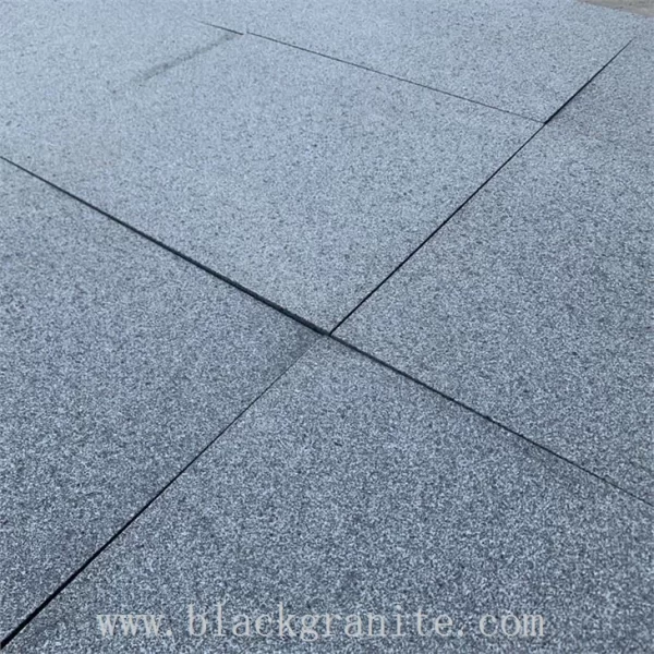 Black Grey and Dark Gray Granite Slabs for Paving