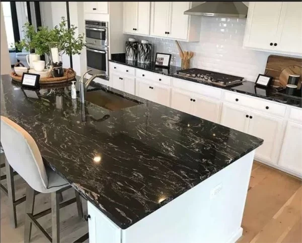 Black Lactea Granite Countertops